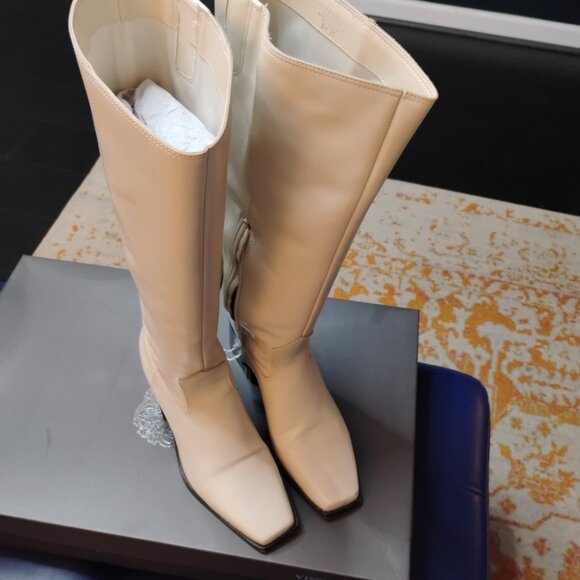 Vince Camuto Wide Calf Knee-High Boots – Swan – Size 9WC - Picture 1 of 7